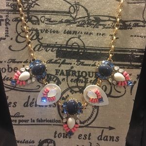 JCrew Factory Necklace (Blue and Pink)