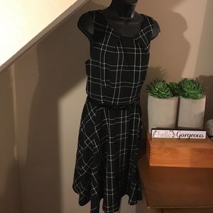 Beautiful black and white dress