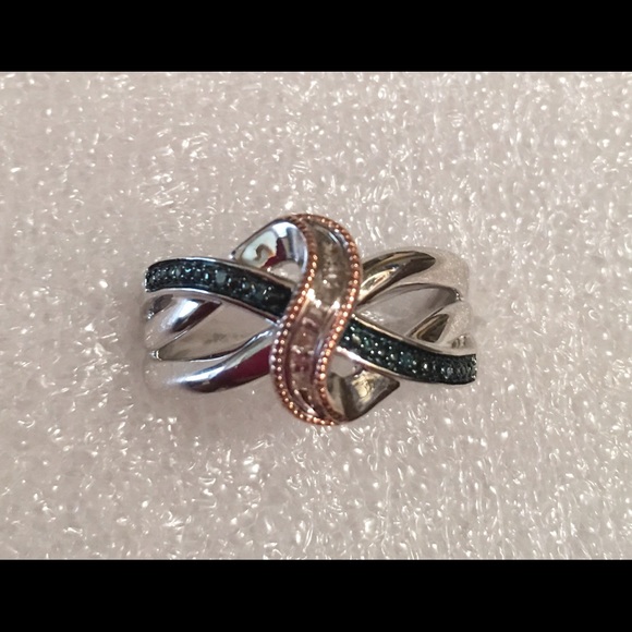 Genuine Blue And White Diamonds - Picture 4 of 7