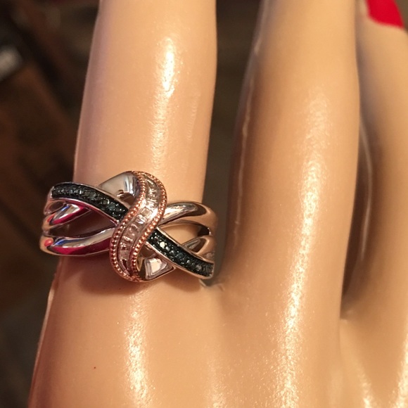 Genuine Blue And White Diamonds - Picture 6 of 7