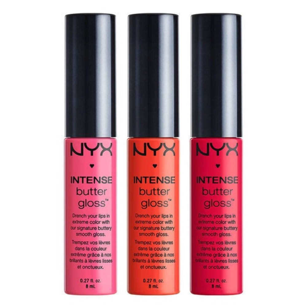 NYX Intense Butter Lip Gloss Set Lipstick Make up