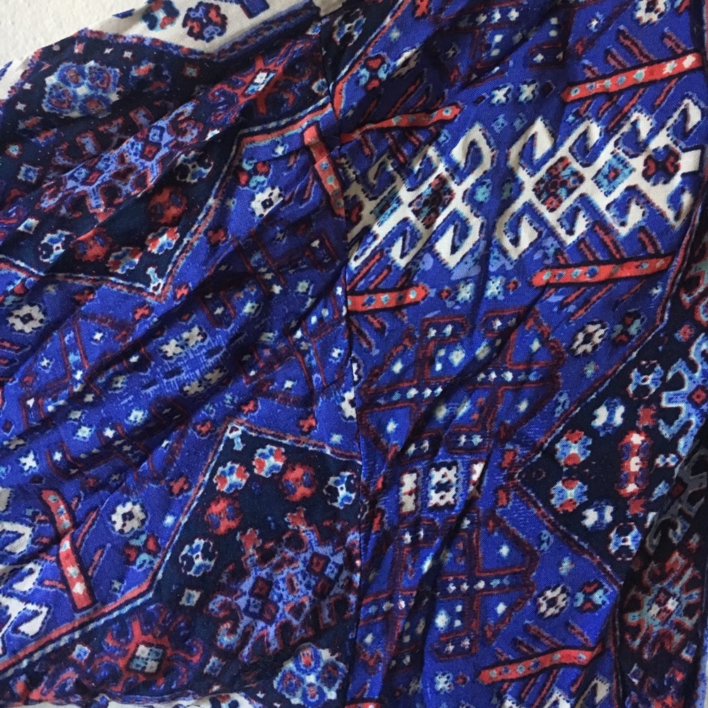 Long Pattern Multicolored Cardigan - Picture 2 of 3