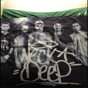 Neck Deep wall flag