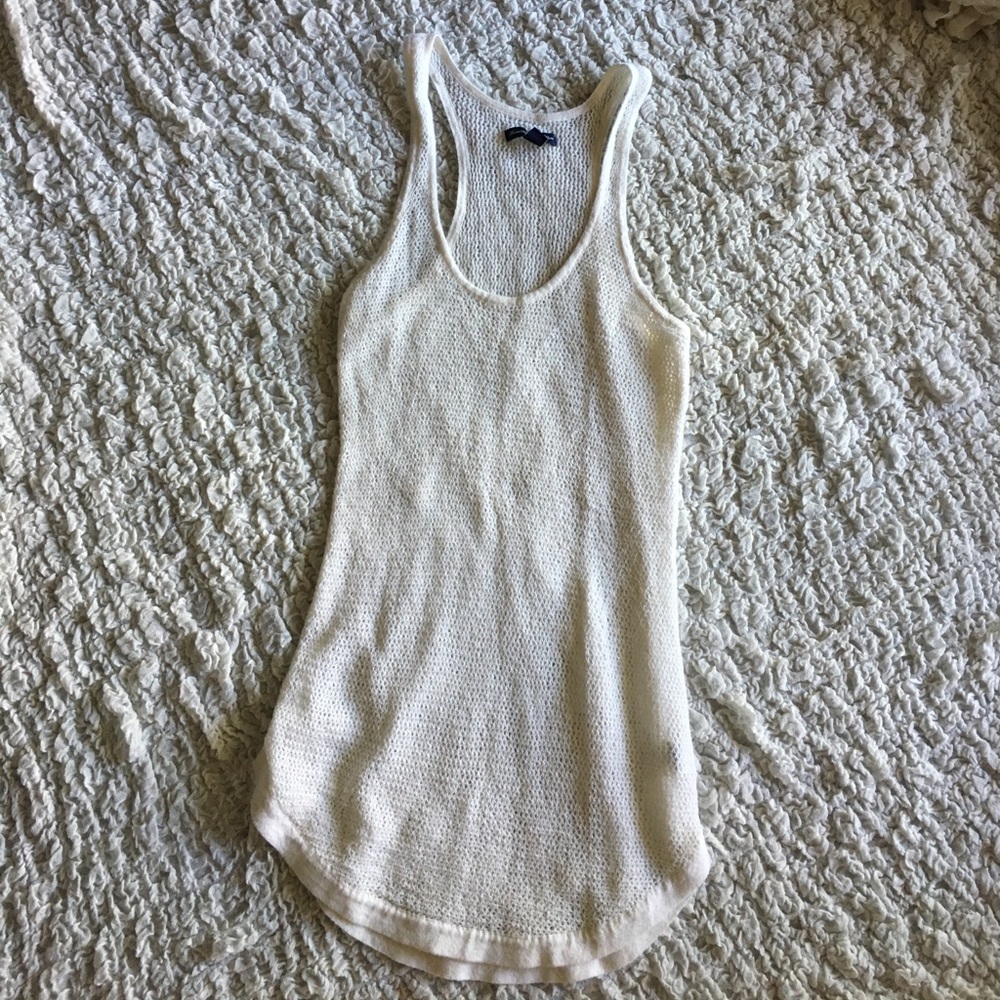 Knit racer back top