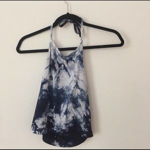 Tie dye halter top