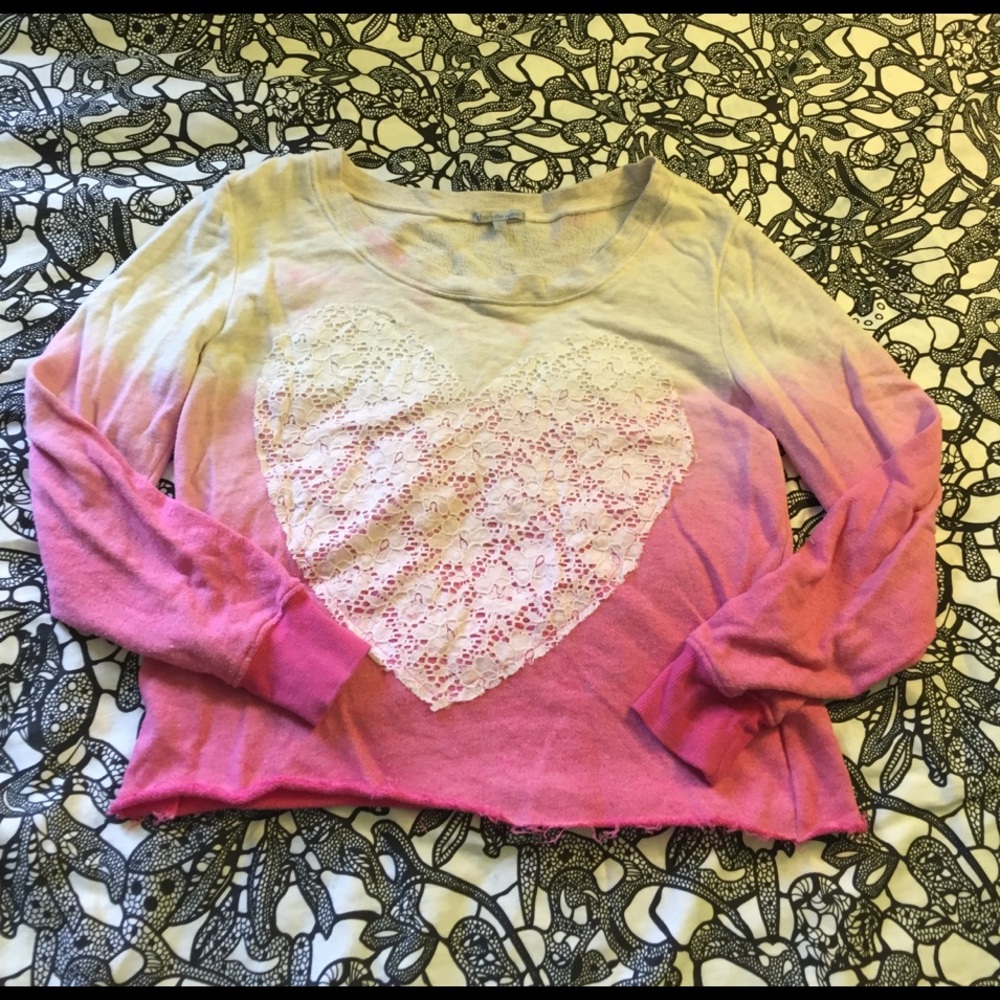 Pink ombré sweater