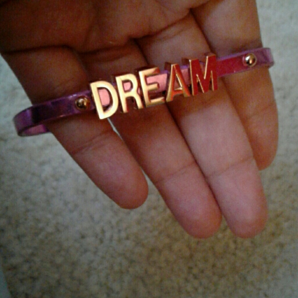 Bcbg metalllic pink bracelet.