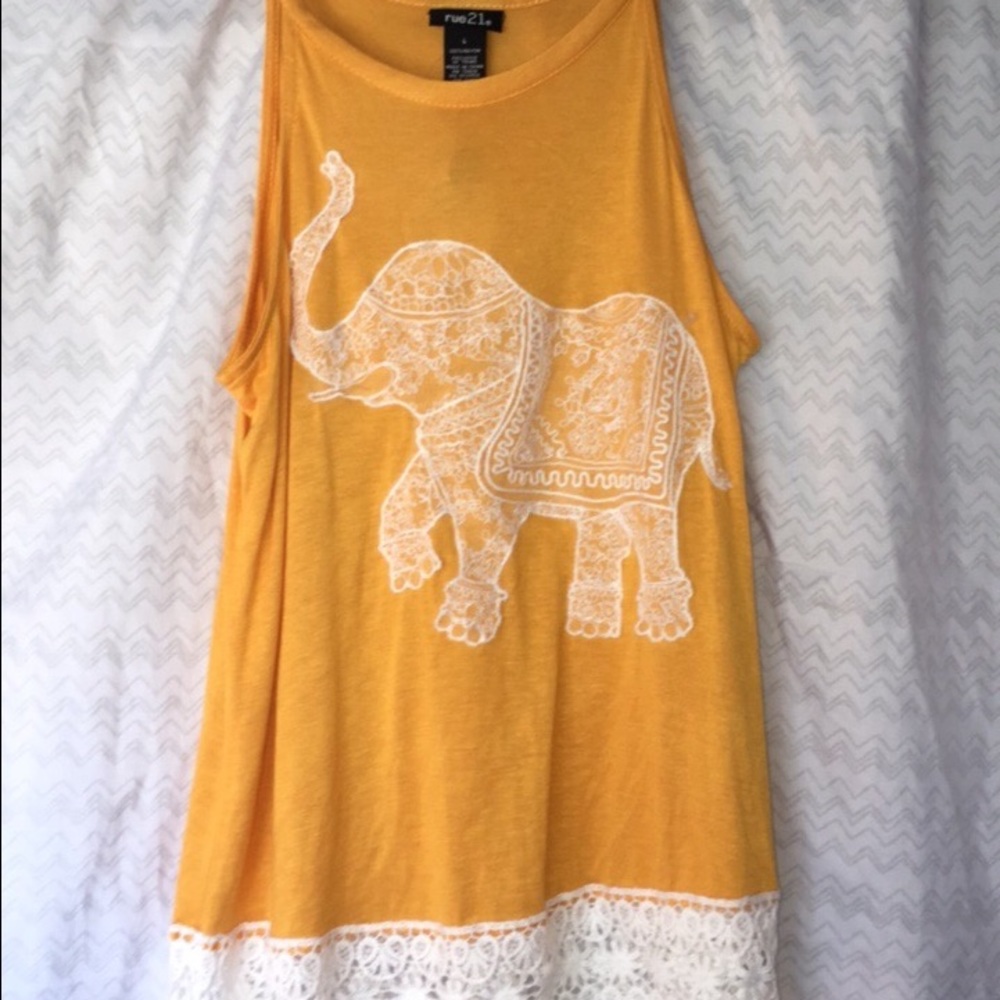 Cute Gold Boho Tank
