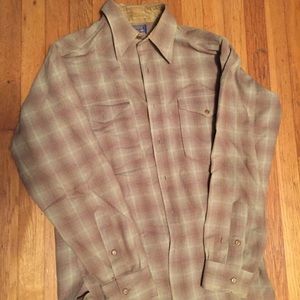 Men's Pendleton Button Down Pure Virgin Wool