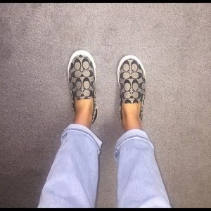 Coach slip ons