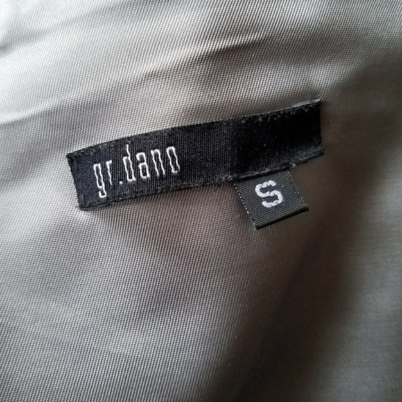 Gr.dano Brown Pencil Stripe Skirt with Flounce - Picture 3 of 3