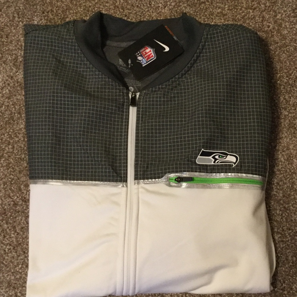 New men's Seahawks dri-fit jacket