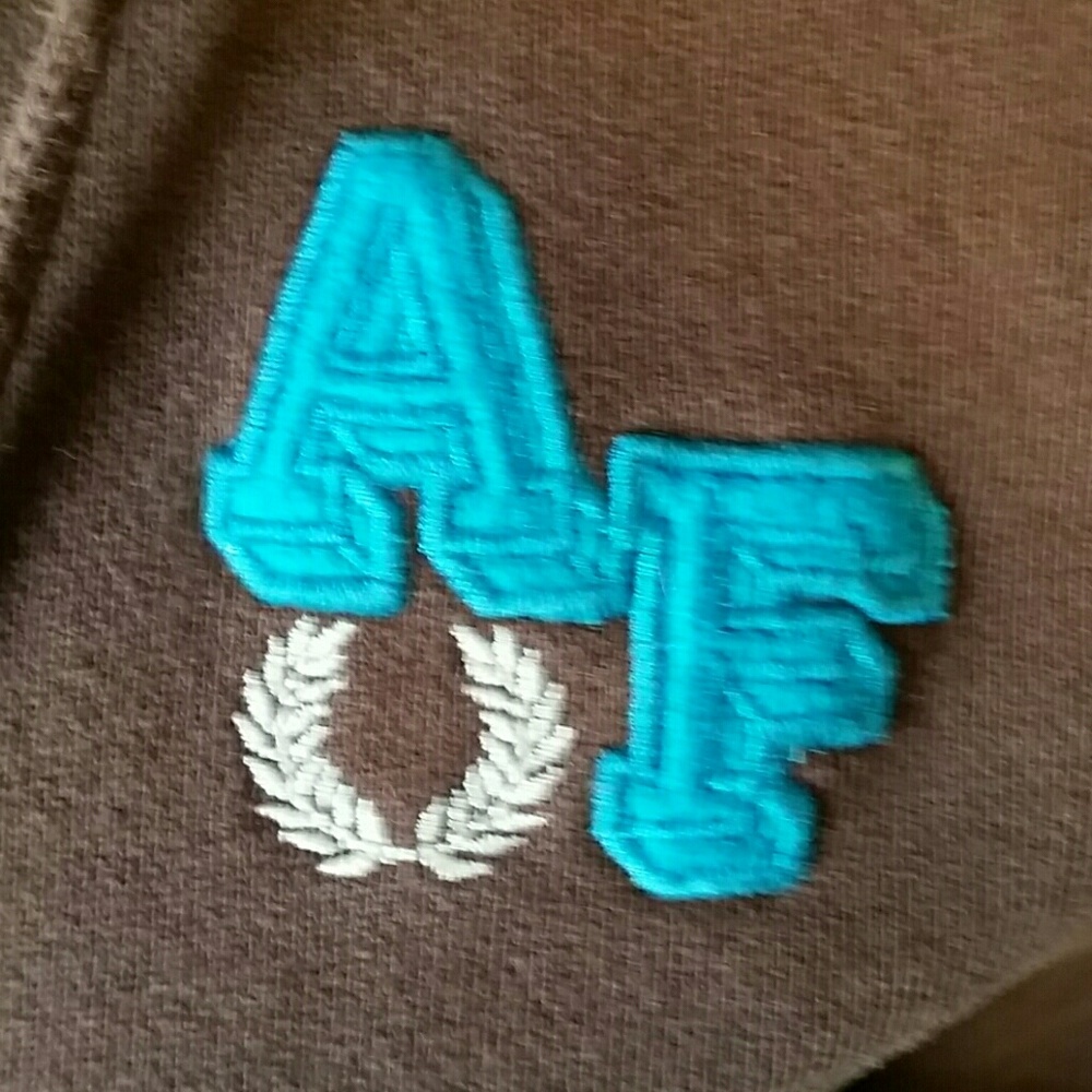 Brown & blue multi way zip up hoodie - Picture 2 of 8