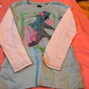 Justice long sleeve tee