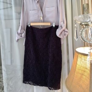 TALBOTS LACE PENCIL SKIRT!