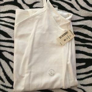 Aeropostale white v-neck cami. NWT. Size L.