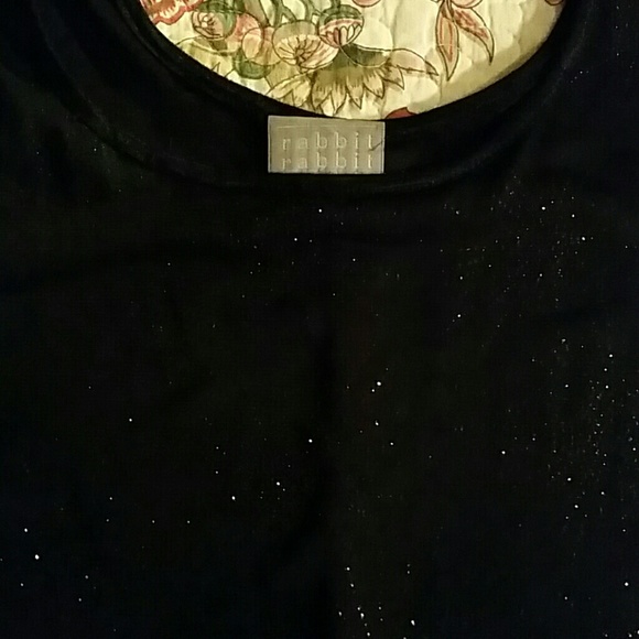 GLAMOROUS Black Simmery Evening Long Gown Sz 6 - Picture 4 of 6