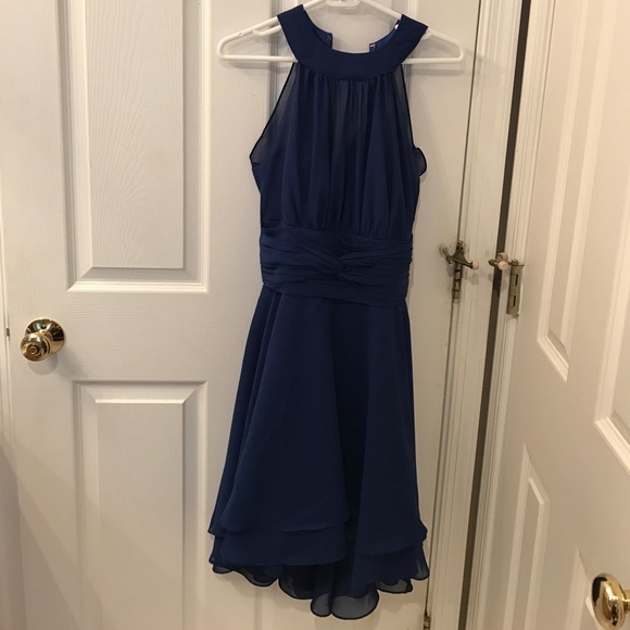 Deep Royal Blue Bridesmaid Dress - Picture 2 of 2