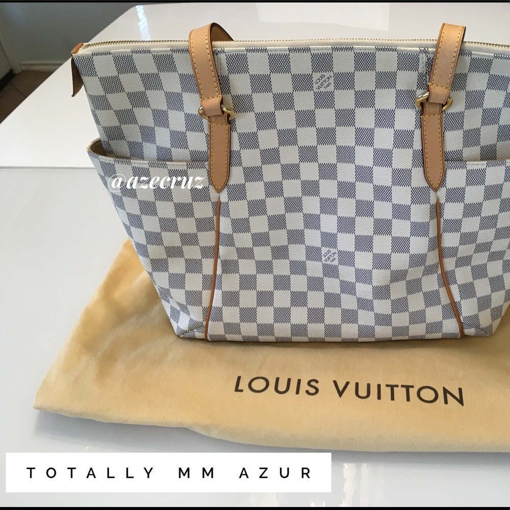 Louis Vuitton Totally Damier Azur MM