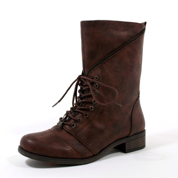 xoxo boots lace up