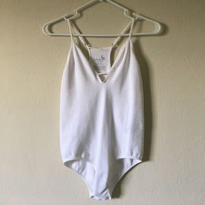 White, Intimately body suit.