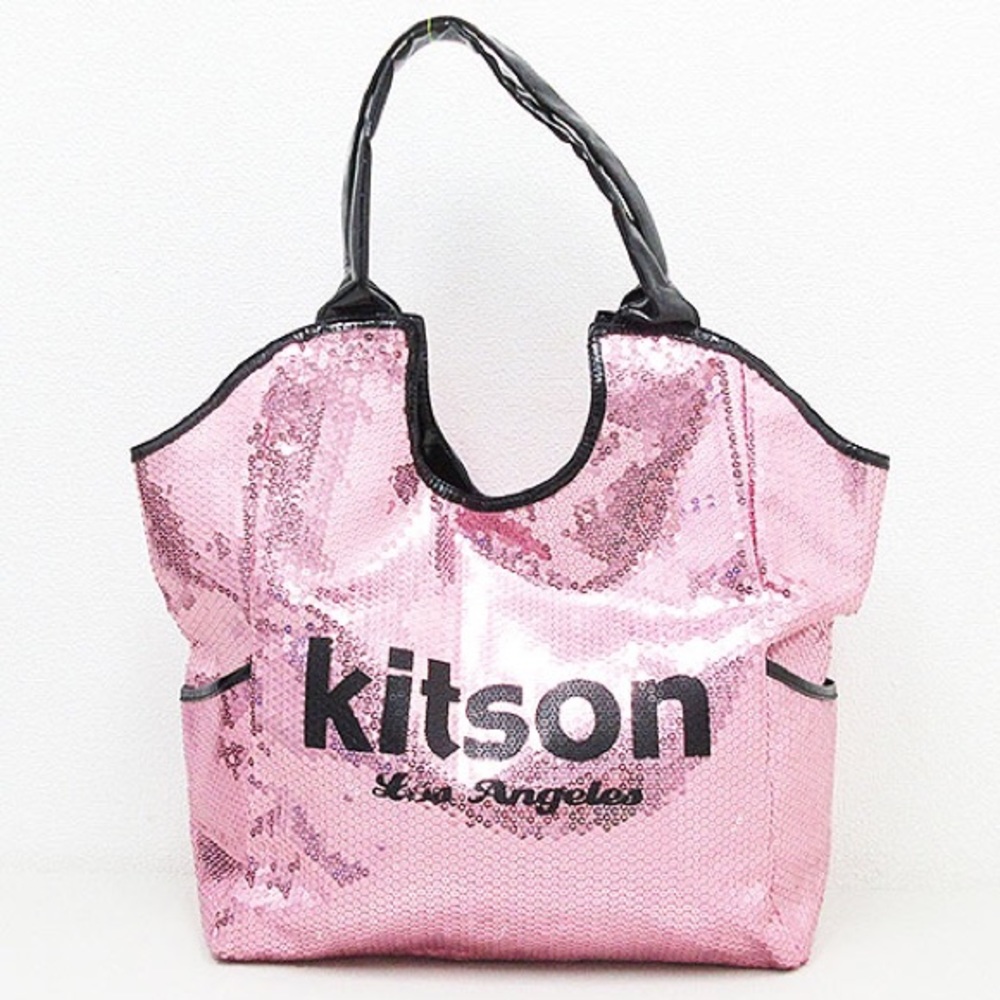 ✨💕HP✨💕 KITSON Pink Sequin Tote
