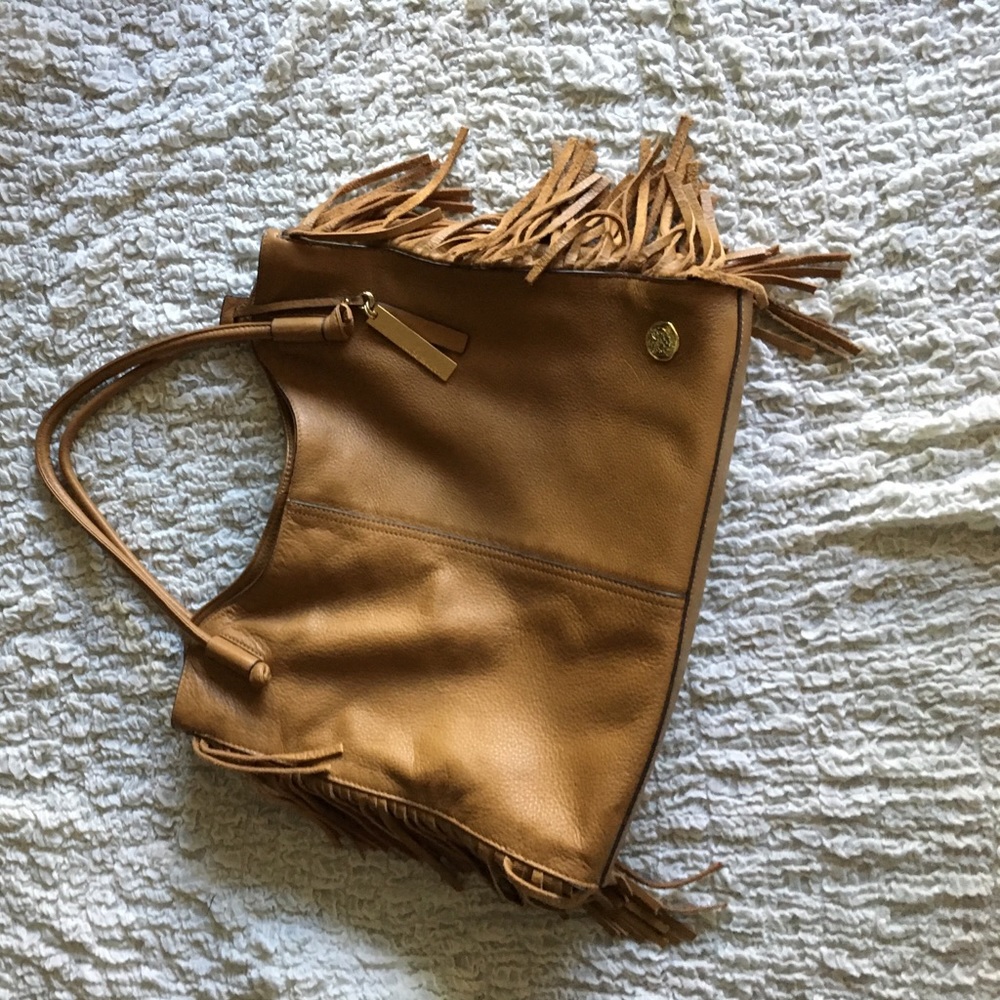 French leather purse