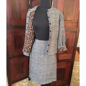 Dolce & Gabbana beautiful alpaca skirt suit sz 44