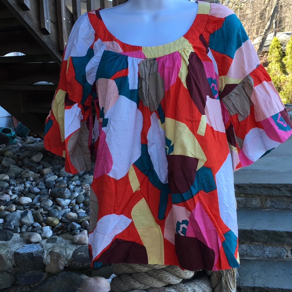 🔴Bold + Bright French Connection Bell Sleeve