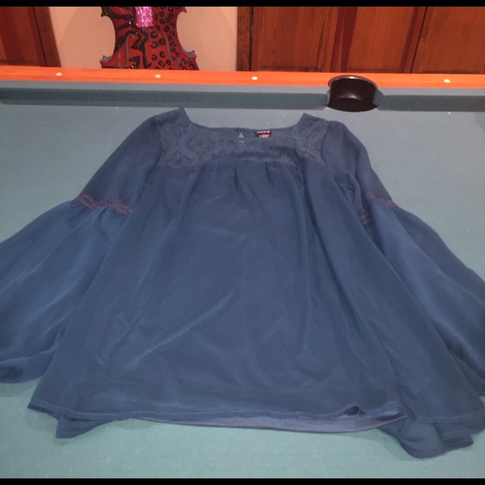 Torrid Blue Blouse