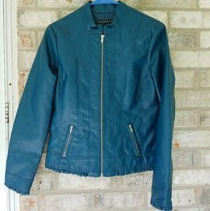 Baccini faux leather jacket!