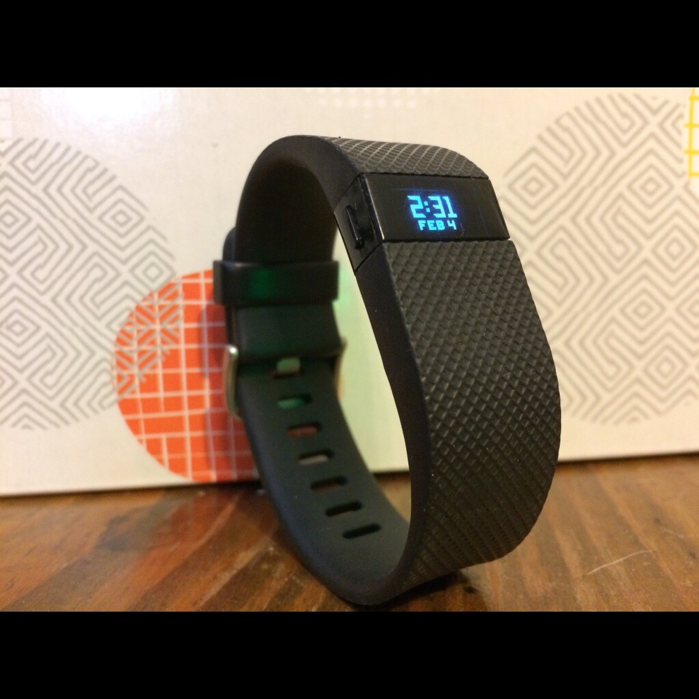 Black Fitbit Charge HR