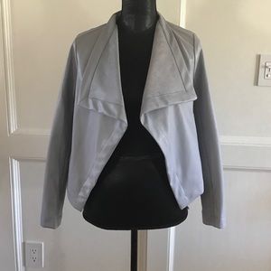 BB Dakota grey faux leather jacket