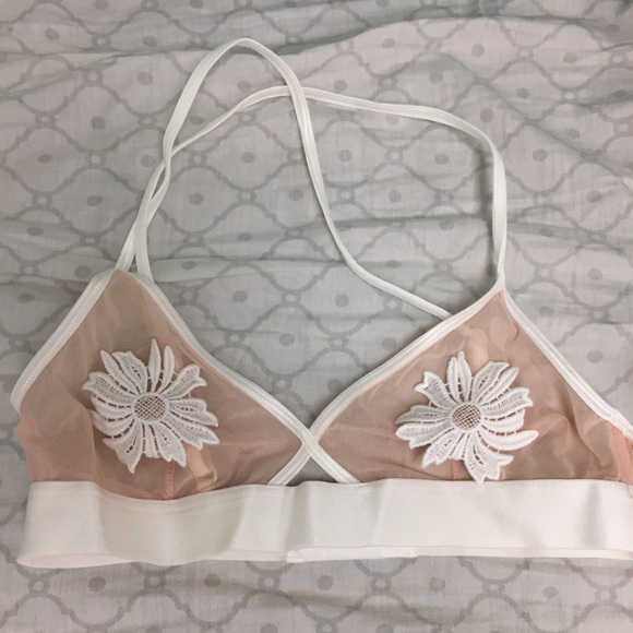 Urban Outfitters Other - Cute Flower Mesh Bralette!!