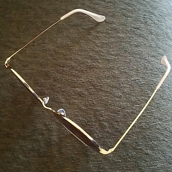 TWO TONE ROUND CIRCLE SUNGLASSES sold - Picture 4 of 5