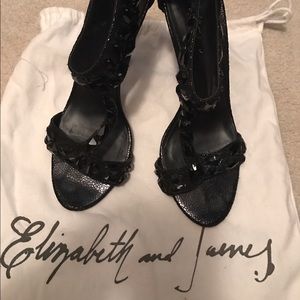 Elizabeth and James Sexy stiletto w Black Jewels
