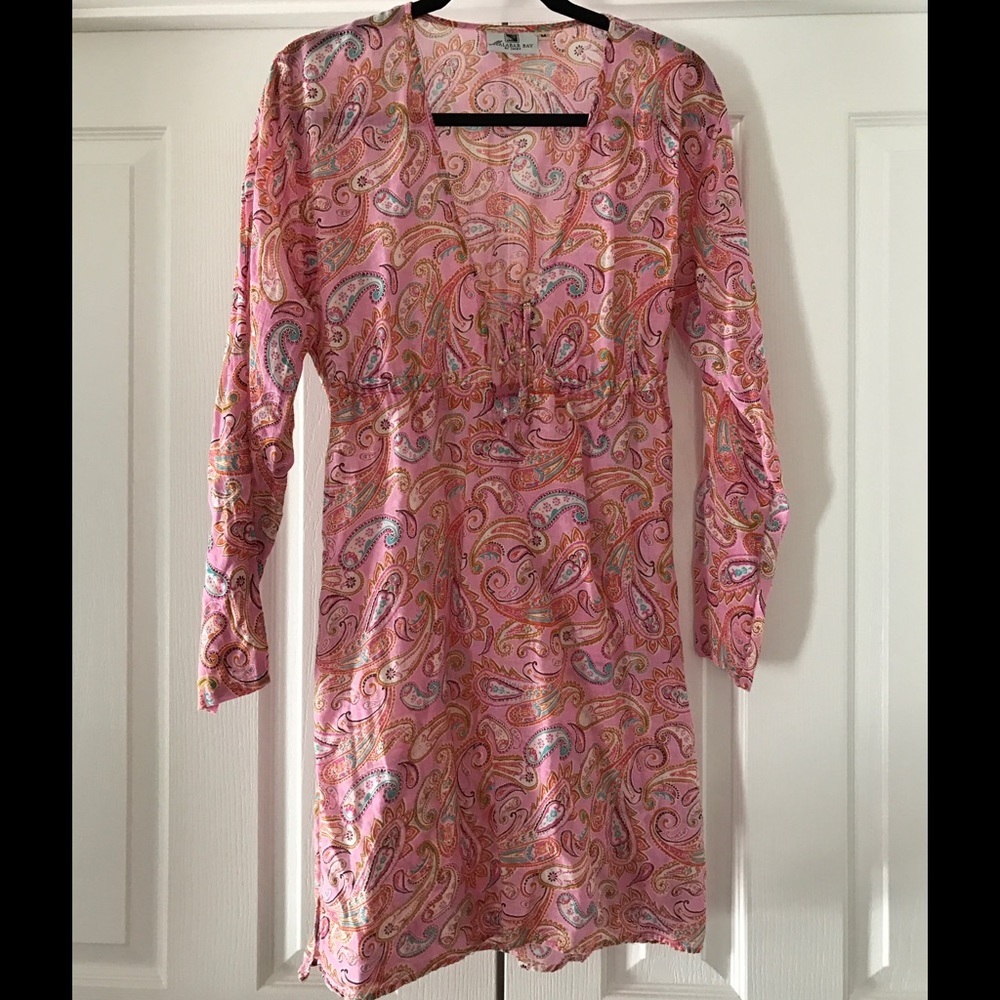 Floral beach cover-up