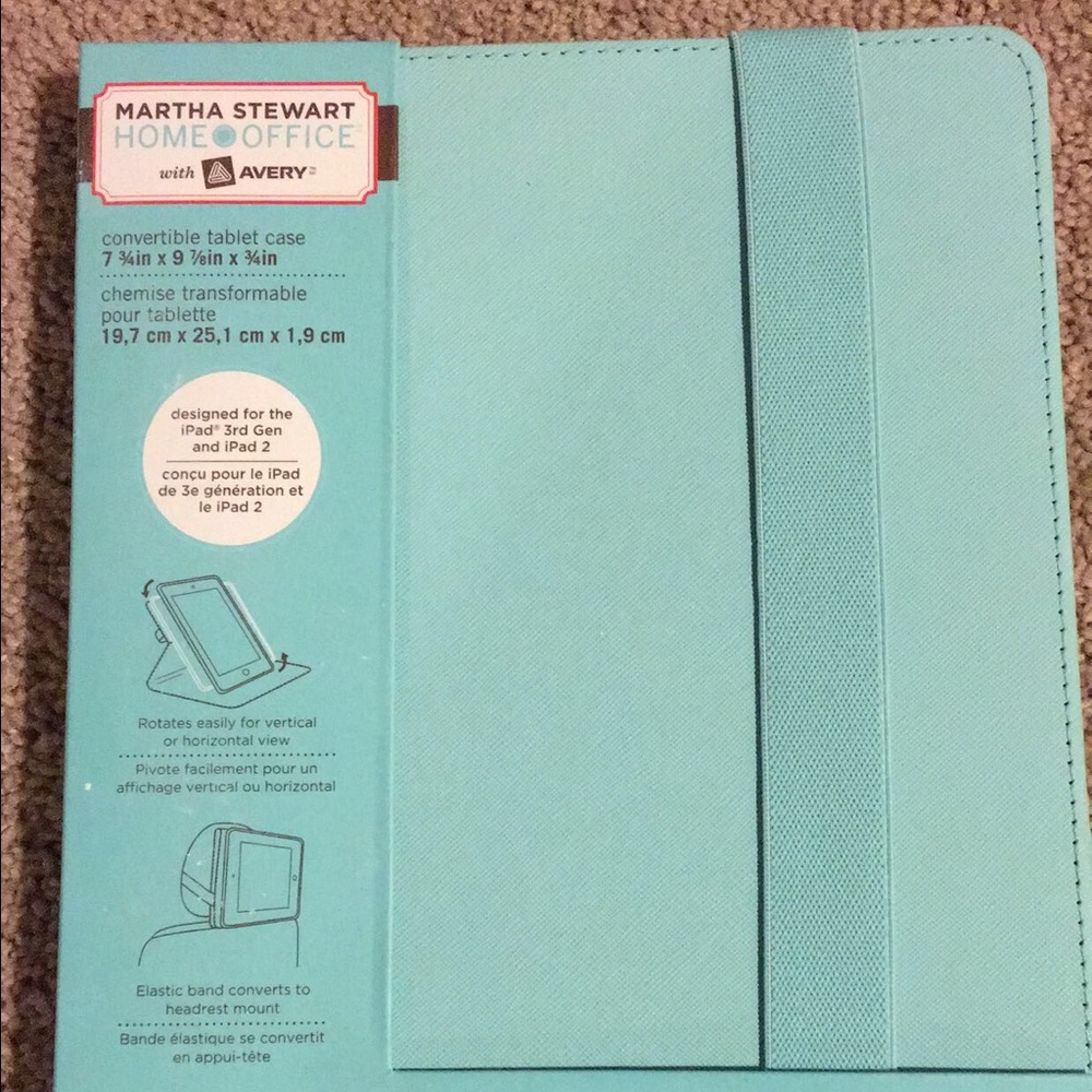 Teal iPad case