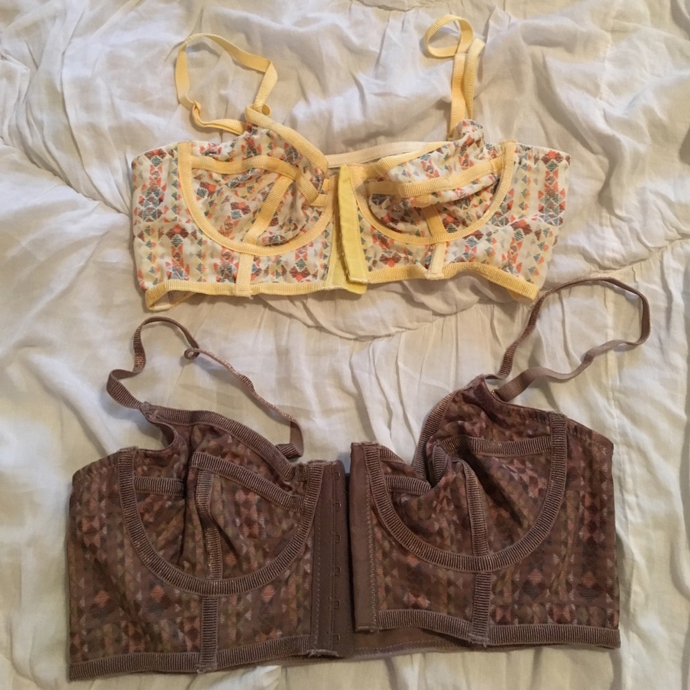 Bundle of 2 Free People bralettes