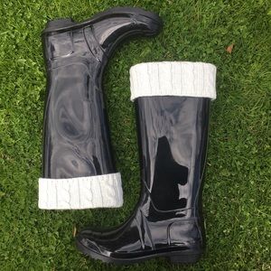Sociology black rain boots