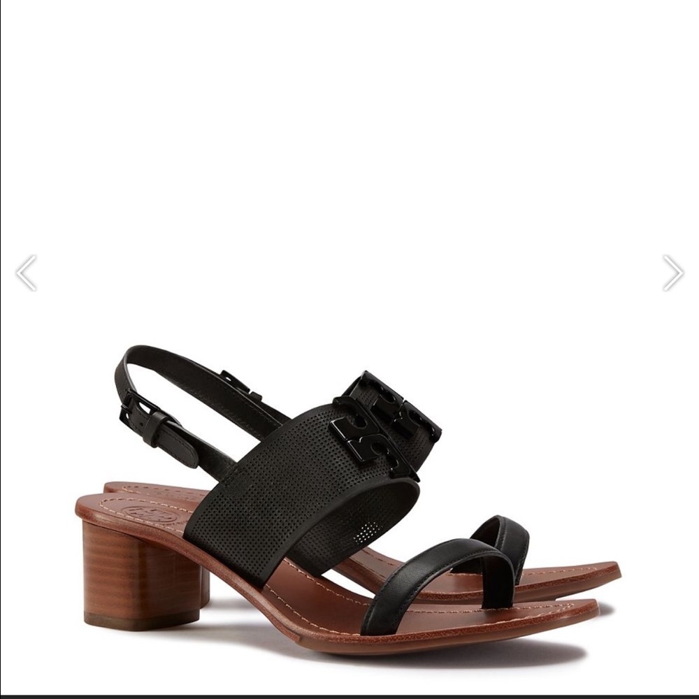 Tory Burch Lowell Sandal in black size 9.