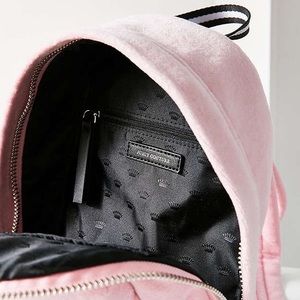 Pink velvet book bag more pictures