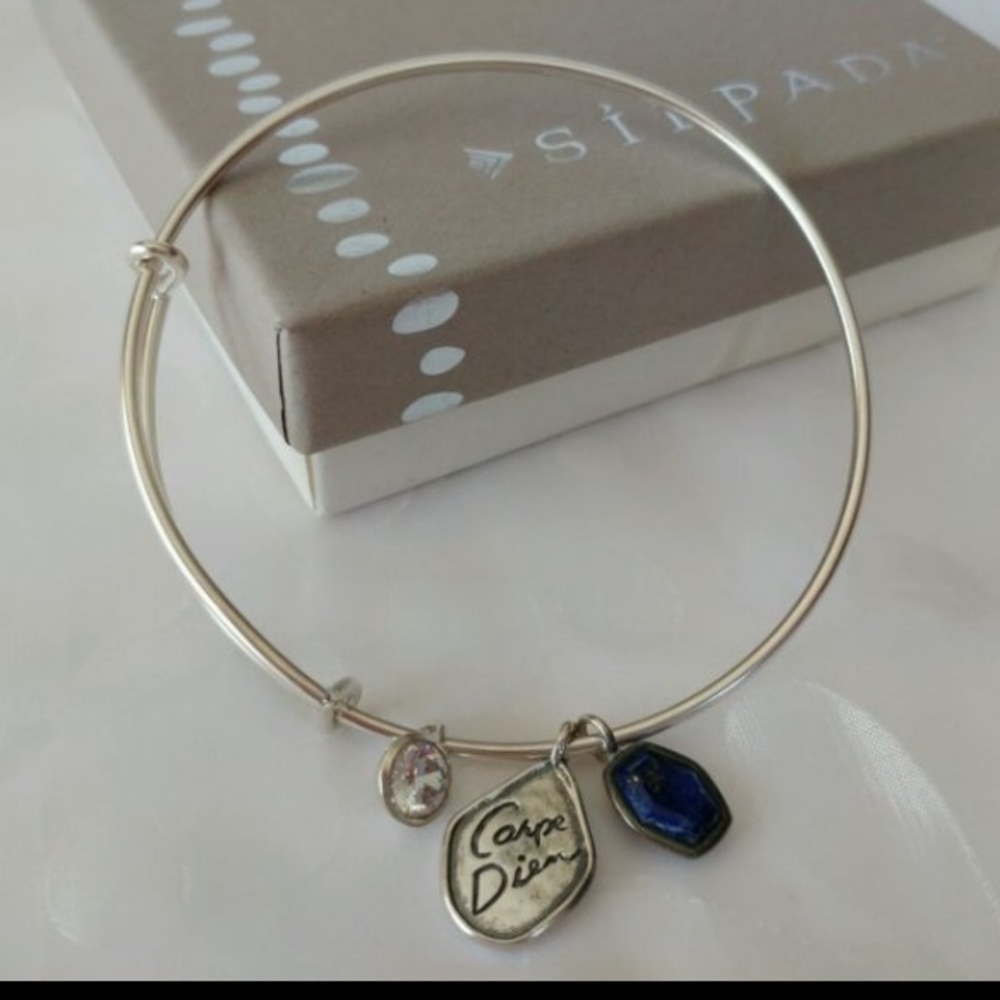 Silpada Carpe Diem Bangle Bracelet NWT SALE