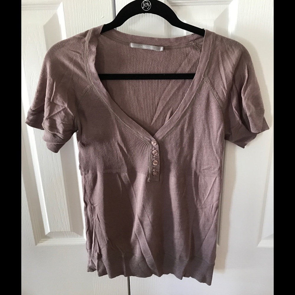 Beige casual top