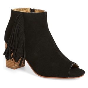 NEW Kensie Black Fringe Booties - 9