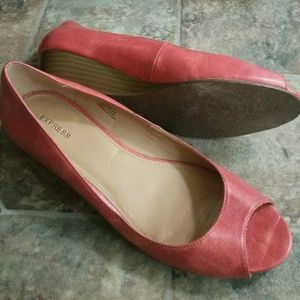 Express open toe skimmers