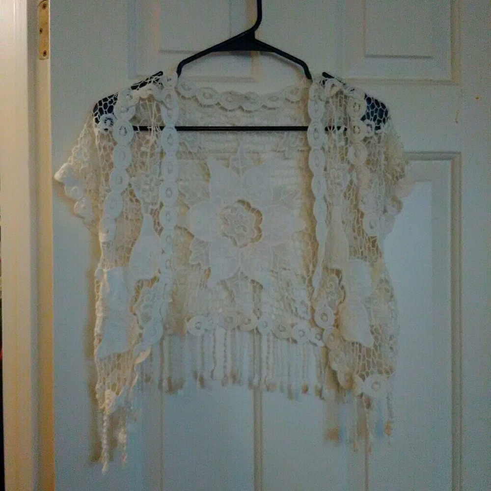 Lace cardi