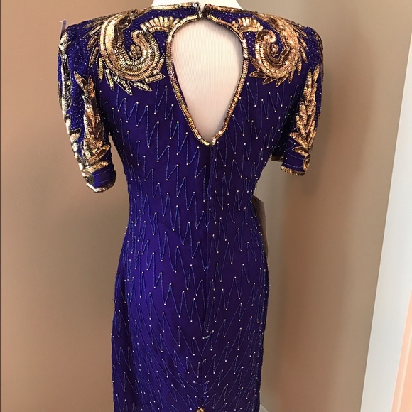 Vintage Beaded Cocktail Dress - NWT - Picture 2 of 4