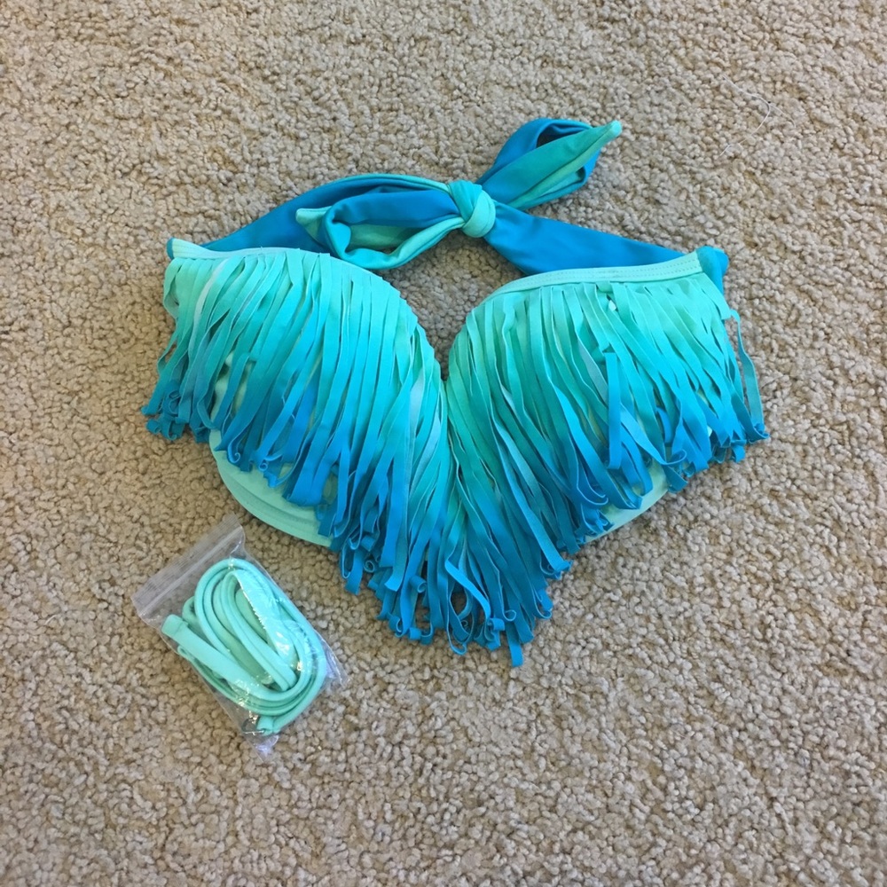 Fringe Swim Top