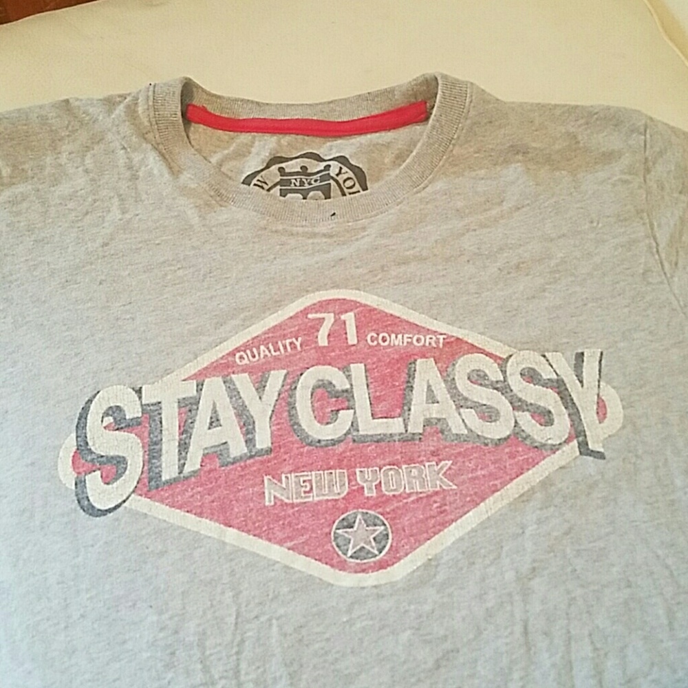 Stay Classy New York, vintage style T-shirt